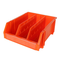 Pièces de rechange de pièces de rechange, outil mural et à boulon, rangement en plastique pour entrepôt empilables pour garage, vente en gros, pièces
