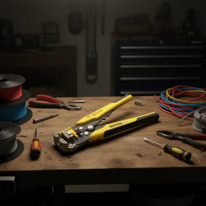 Alicates pelacables Stanley 96-230, herramienta automática para cortar y pelar cables - Product Image 3