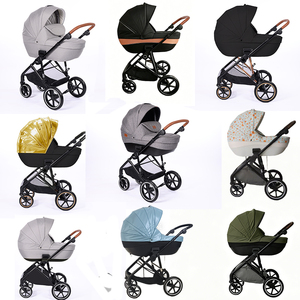 Poussette tout-terrain 3-en-1 avec siège <span class=keywords><strong>auto</strong></span>, landau pliable et poussette de voyage pour bébés de 0 à 3 ans - Product Image 5