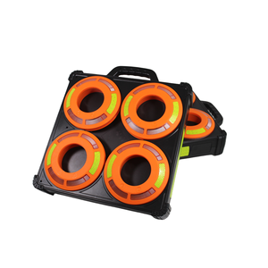 Luz de Cono de Tráfico LED Naranja de Alta Luminosidad, Magnética, de Plástico Impermeable, Baliza de Seguridad Vial, Recargable Solar/USB - Product Image 6