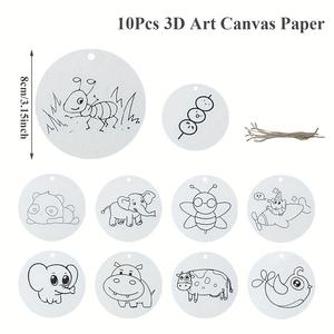 Set di spugna <span class=keywords><strong>da</strong></span> colorare per bambini personalizzati disegno compresso cartone animato giocattoli di pittura gonfia fai <span class=keywords><strong>da</strong></span> te arte e artigianato - Product Image 6