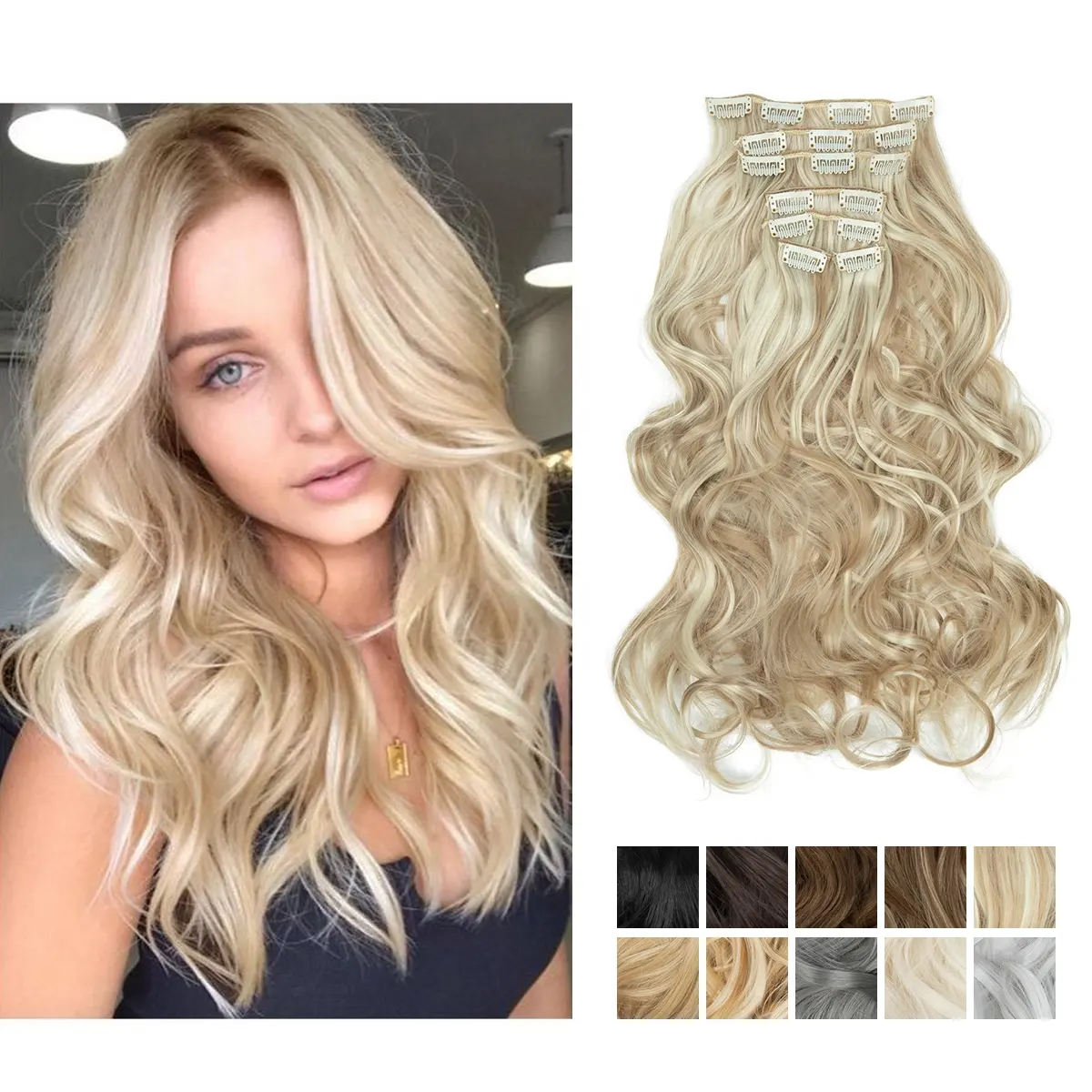Ombre Hair Extensions Clip in