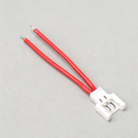 2P Konektor Kabel Plastik Putih, Kabel Jumper Listrik PVC Merah untuk Koneksi Internal Modul Kontrol PCB
