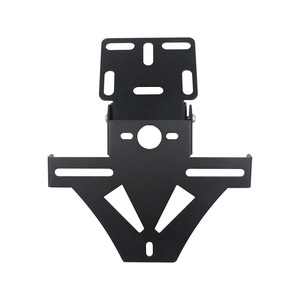 Soporte de matrícula integrado <span class=keywords><strong>para</strong></span> motocicleta y vehículo eléctrico con luz trasera, intermitente y soporte metálico ajustable - Product Image 4