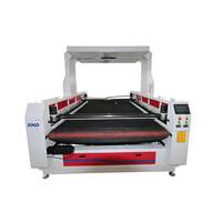 Machine de découpe laser CO2 à alimentation automatique par IA, type portique, CNC, pour tissus, textiles, vêtements, avec caméra de vision panoramique et projecteur haute performance