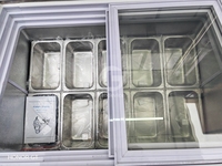 Práctico Carrito de Gelato Mini, Resistente, con Empuje Manual, de China, Carrito de Comida Personalizado