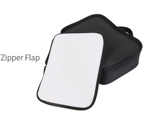 Sac à déjeuner personnalisé en sublimation, sac à déjeuner portable en polyester avec fermeture éclair pour étudiants et enfants - Product Image 4