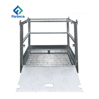 Support de bouteilles de gaz industriel à plate-forme offshore OEM 4*4 Type 16 bouteilles pour support standard de bouteilles d'oxygène, d'azote et d'argon