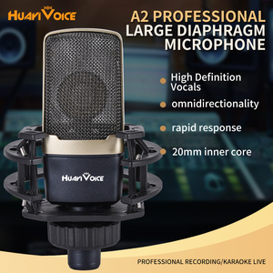 Micrófono de condensador Juego de computadora Live Montaje a prueba de golpes Grabación Cable de audio XLR Cable de metal Reducción de ruido - Product Image 2