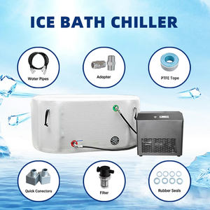 नया डिजाइन 220v कॉम्पैक्ट आउटडोर वाईफाई पानी चिलर 0.5hp 1/2hp 1hp 3hp जिम स्टूडियो आइस स्नान चिलर - Product Image 2