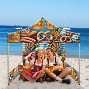 โลโก้เทศกาลเบียร์มิวนิก เต็นท์ขนาด 10x10 ฟุต โลโก้โฆษณา เต็นท์งานแสดงสินค้า งานนิทรรศการ ซุ้มหลังคา เต็นท์พับได้ - Product Image 1