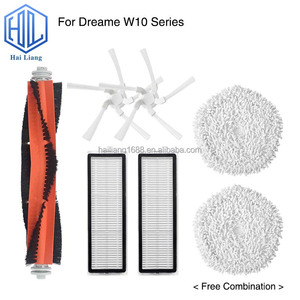 Para <span class=keywords><strong>Xiaomi</strong></span> <span class=keywords><strong>Dreame</strong></span> <span class=keywords><strong>L10S</strong></span> Ultra D10 W10, repuestos para aspiradora de hogar inteligente, filtro Hepa Manual/eléctrico, mopa, trapo, accesorio de cepillo lateral principal - Product Image 4