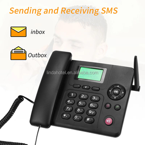 Haute qualité GSM carte SIM identification de l'appelant téléphone sans fil carte téléphone <span class=keywords><strong>4G</strong></span> bureau <span class=keywords><strong>fixe</strong></span> téléphone analogique pour les entreprises - Product Image 3