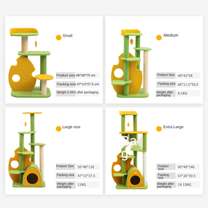 Imite — arbre à chat moderne, produits de luxe pour animaux domestiques, grattage au plafond, en <span class=keywords><strong>bois</strong></span>, grand, haute qualité, <span class=keywords><strong>hamac</strong></span>, bon marché - Product Image 5