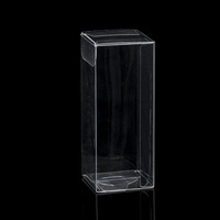 Boîtes cadeaux en plastique transparent recyclé de taille personnalisée pour les cadeaux de fête pour les autocollants et l'emballage artisanal Boîte en plastique écologique