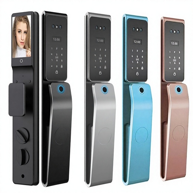 Waterproof Outdoor Smart Lock Fingerprint Password Digital Door Lock Tuya Wifi Home Keyless Entry Smart Lock