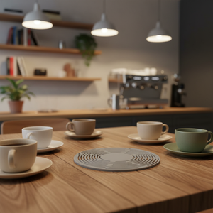 Sac de rangement pliable en silicone avec filet, panier de transport pour vin et thé au lait, set de table et sous-verre résistants aux hautes températures - Product Image 6