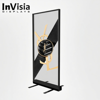 Afficheur LED numérique intérieur InVisia de fabrication industrielle, haute luminosité, 250*1025, affichage holographique statique, transparence 90%