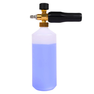 Pistola de espuma portátil de latón con conector de 1/4 de pulgada, generador de espuma manual para lavado de autos, para limpieza de vehículos - Product Image 4