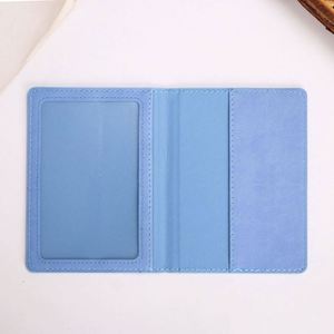 Factory Wholesale Hot Sale 4x3 Inch Pu Leather Vaccination <b>Card</b> <b>Protector</b> Passport and Vaccine <b>Card</b> Holder - Product Image 4