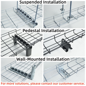Soporte de techo de barra colgante tipo M personalizado para varios tipos de bandeja de cables - Product Image 3