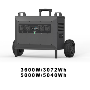 Station d'alimentation portable E-Nice 3-5 kW, générateur solaire LiFePO4, batterie externe avec contrôleur MPPT à onde sinusoïdale pure - Product Image 3