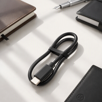 Câble de charge rapide USB Type-C 30 cm 2A avec conducteur en cuivre pur pour téléphone portable, batterie externe et voiture