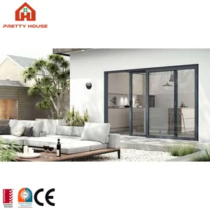 Partition Glass Sliding Doors Interior Aluminium Sliding Door