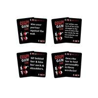 Vente en gros de 50 cartes de jeu Icebreaker pour couples, cartes à jouer interactives en papier pour rendez-vous galants, dîners, avec logo personnalisé