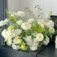 Künstliche Weiße Seidenrosen Hochzeitsdekoration Tisch-Centerpiece Blumenball für Hochzeitsdekoration
