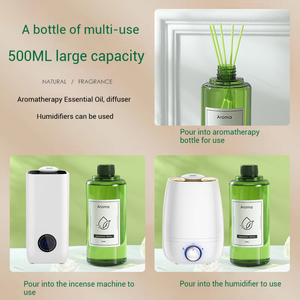 Vente en gros 500ml Reed Diffuseur Nouveau Liquide Aromathérapie Huiles Essentielles pour Hôtel Chambre Désodorisant Hôtel Parfum Huile - Product Image 5