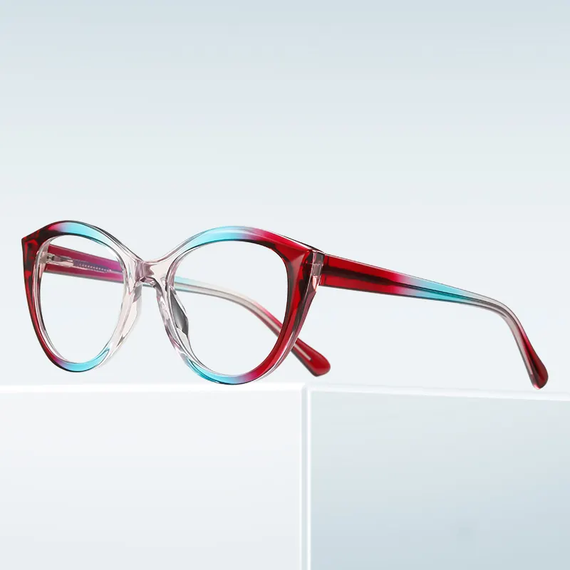Belles montures de lunettes de marque, lunettes optiques tendance à la lumière bleue, Logo personnalisé, monture optique