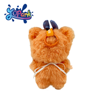 JOPARK ODM Porte-clés animal en peluche mignon à visage en plastique Boîte aveugle en peluche Lovely Fox Eyelded Turning Eyes Plushies
