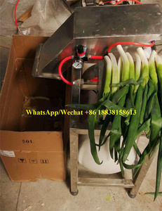 Máy Bóc Vỏ Hành Tây Xanh Thương Mại Máy Bóc Vỏ Hành Lá/Máy Cắt Bùn Rễ Rau Lá/Máy Giặt Hành Lá - Product Image 4