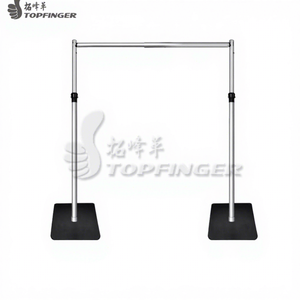 Support de rideau autoportant Topfinger 3x3m en aluminium robuste de style romantique pour décorations de plafond de mariage - Product Image 1