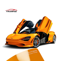 Vinilo Premium Naranja McLaren con Certificación SGS, Autoadhesivo, de Alto Brillo, que Cambia de Color, con una Grosor de 7.5mil, para Envoltura de Automóviles