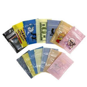 Foray Custom Smell Proof Clear Window Mini 3.5g Backpack Boyz Jungle Boys Gummy Packaging Ddible Custom Mylar Bags With Window