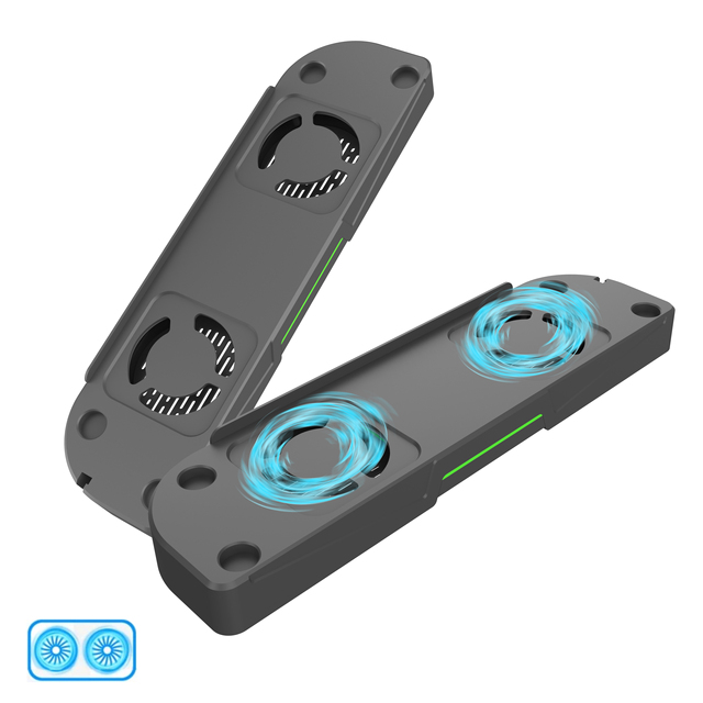 Aomiou Switch 2 Charging Station Cooling Fan for Nintendo Switch 2 Charging Stand with Type A-Type C Cable Game Accessories