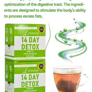 Thé minceur bio Chinaherbs 14 jours, perte de poids, détoxification naturelle à base de plantes, brûleur de graisse, régime, ventre plat, végétalien, sans OGM, sans gluten - Product Image 5