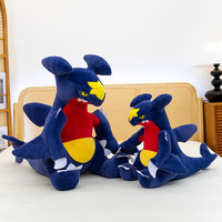 Peluche Garchomp Pokémon - Nouvelle conception de requin terrestre en peluche avec ailes pliables - Vente en gros