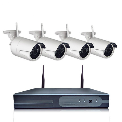 wireless ip camera 8 channel security camera night function PEO waterproof 1080p camera security guard kit for warehouse