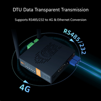 Router Industrial 4G Global R342 con Puertos Duales RS485/232, Conversión Serial Modbus RTU TCP, Puerta de Enlace de Transmisión Transparente de Datos DTU