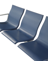 Chaises confortables pour salle d'attente d'aéroport avec garantie et contrat de 10 ans