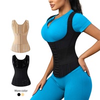 Corset amincissant intégral à double ceinture, gaine sculptante pour le ventre, entraîneur de taille