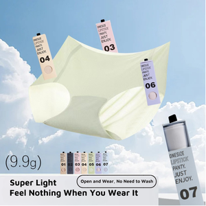 Bragas de seda de hielo sin costuras ultrafinas para mujer, ropa interior transpirable e invisible de tiro alto con excelente servicio al cliente OEM - Product Image 4