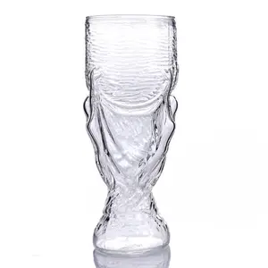 Supplier of large wheat Hercules football cup soccer ball beer glass cup new football glass beer mug