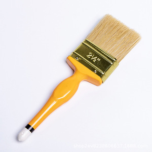 Pinceau plat en poils de porc 25-120 mm, manche en plastique, pour peinture murale, origine Zhenjiang - Product Image 4