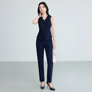 Women's White Suit Set Slim Fit Polyester Worsted Anti-Wrinkle For Commute - Product Image 3