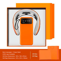 Coffret Cadeau Promotionnel à Succès : Mug Personnalisé / Masseur Cervical / Batterie Externe – Cadeaux d'Appréciation pour Employés