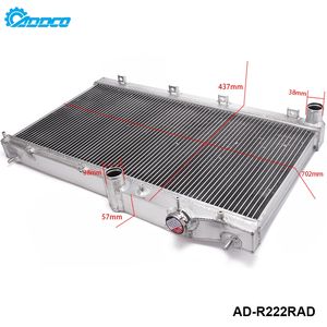 ADDCO سباق الألومنيوم 2 صف من المبرد ل Subaru Impreza WRX 08-14 STI 08-16 تراثية خلفية 05-09 فارستر 09-13 <span class=keywords><strong>M</strong></span>/T AD-R222RAD - Product Image 2